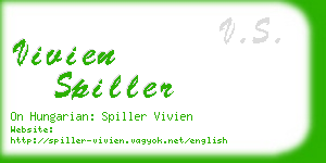 vivien spiller business card